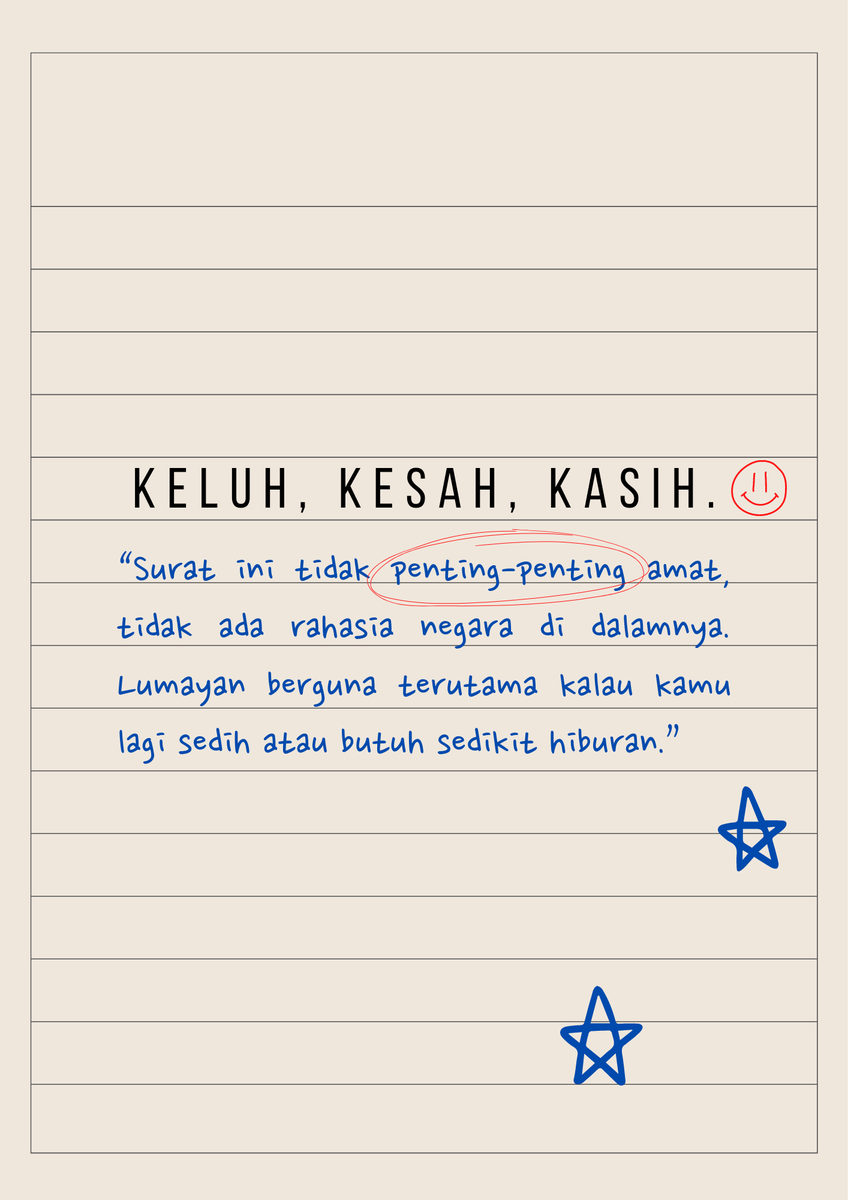 keluhkesahkasih's tweet photo. Setumpuk surat untukmu 

a thread https://t.co/UhNWokY0Mo