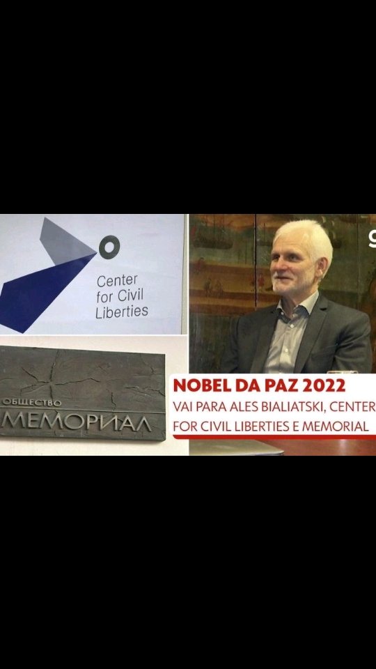 std170b's tweet photo. Un premio Nobel de la Paz que para nada tiene que ver con Putin, Rusia o Ucrania. Me asombra la imparcialidad de este premio. https://t.co/8HF5xd2mE8
