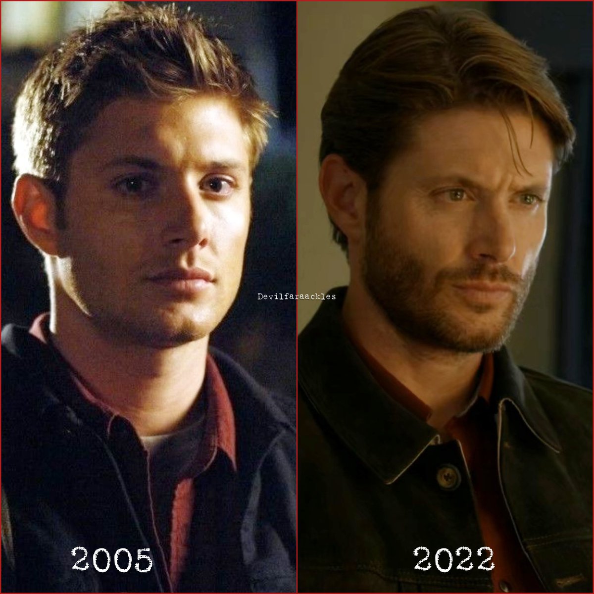 faraaa626's tweet photo. 20 something to 40 something #jensenackles https://t.co/ZXJr89v8pX