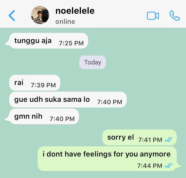 amouriesa's tweet photo. too late

— na jaemin few tweets au https://t.co/4CWDX7AvuX