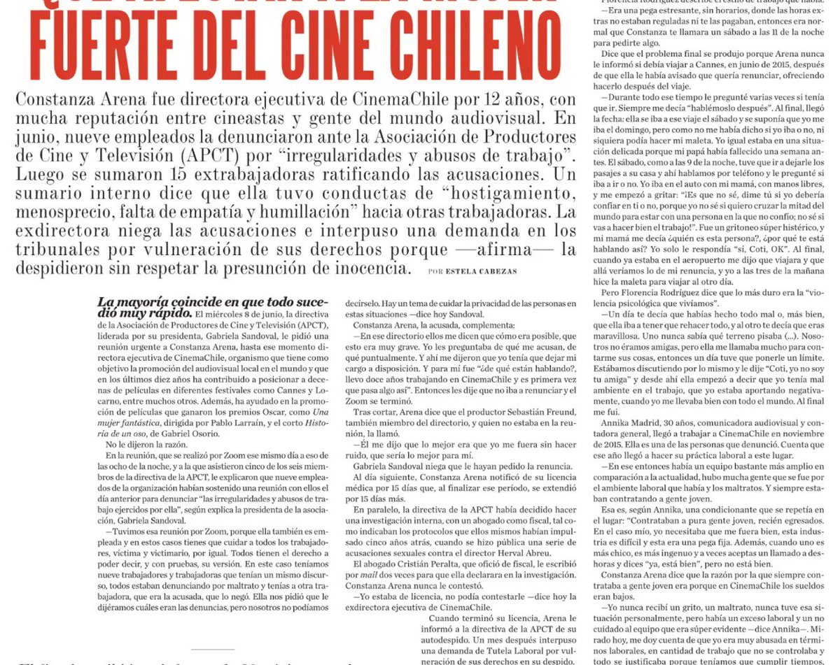 Isabel Orellana Guarello tweet media