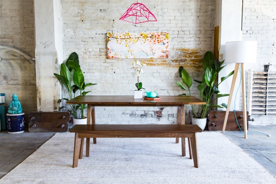 moderncre8ve's tweet image. Walnut Kitchen Table| Handmade In Ohio With etsy.me/3FffA38 #moderndiningtable #largediningtable #walnutdiningtable #walnut @etsymktgtool