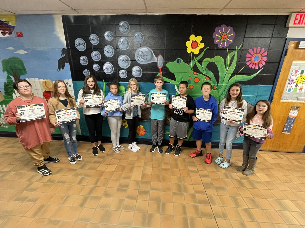 PrincipalMPES's tweet photo. 🦁🐾 We are ROARING about these students!! Hard work and effort in our special areas! #wearemillpond #proudmillpondprincipal #celebratingourstudents #millpondcommunity https://t.co/K8uqDUhNdI