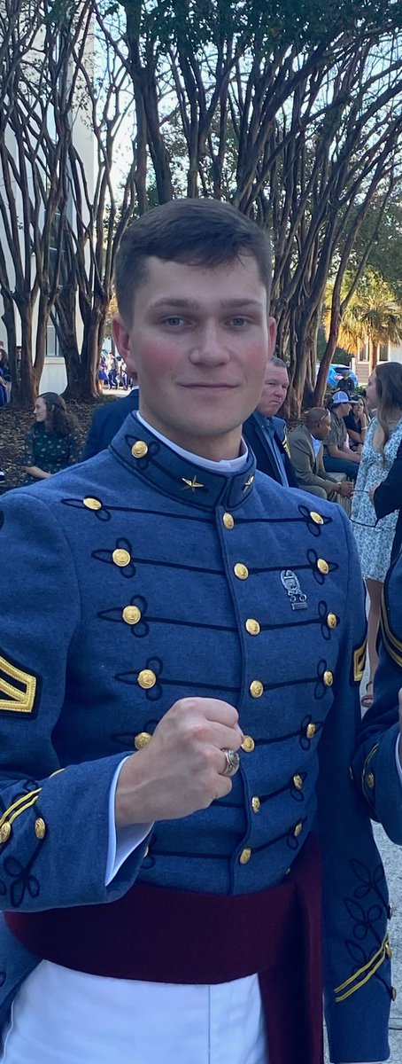 JeffSherman26's tweet photo. Proud of my guy @mershon_collier #Citadel ✊🏻 https://t.co/yMnAvrqdVt