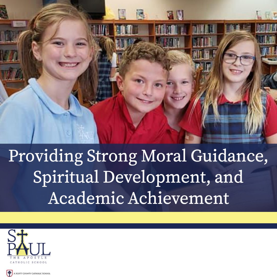 St. Paul provides strong moral guidance, spiritual development, and academic achievement through the use of innovative teaching methods, technology, and regular development of Catholic values.

#elementaryschool #catholiceducation #gradeschool #kindergarten #catholicschool #d ...