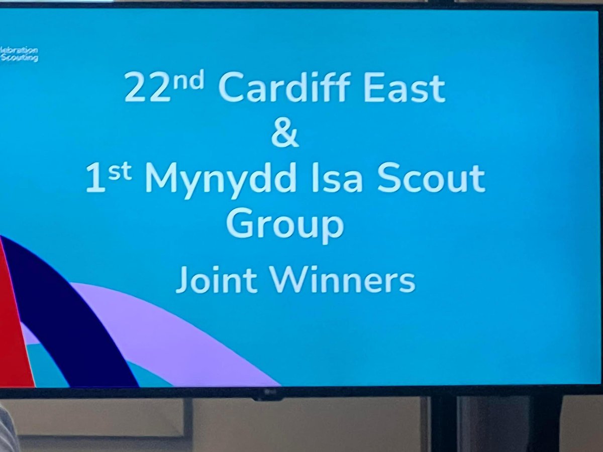 We’re thrilled to be joint winners of the Group Award at <a href="/ScoutsCymru/">ScoutsCymru</a>’s Celebration of Scouting 2022🏆