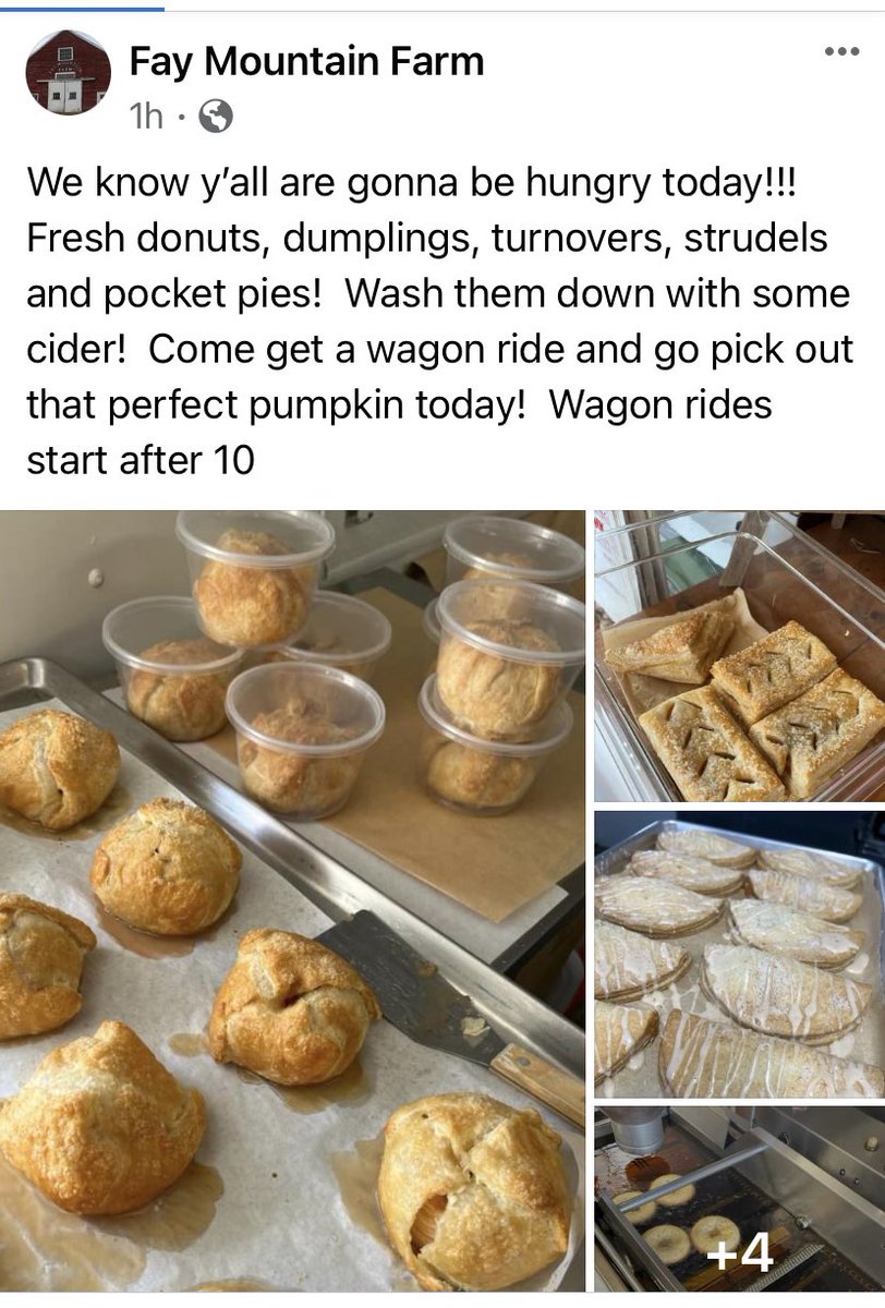 CharltonMANews's tweet photo. Fay Mountain Farm
12 Cemetery Rd
Apple cider, donuts, pumpkins & hayrides
#charltonma #fall #appleciderdonuts #supportlocalfarms #communityfarms #supportlocal https://t.co/F5j39PGt2l
