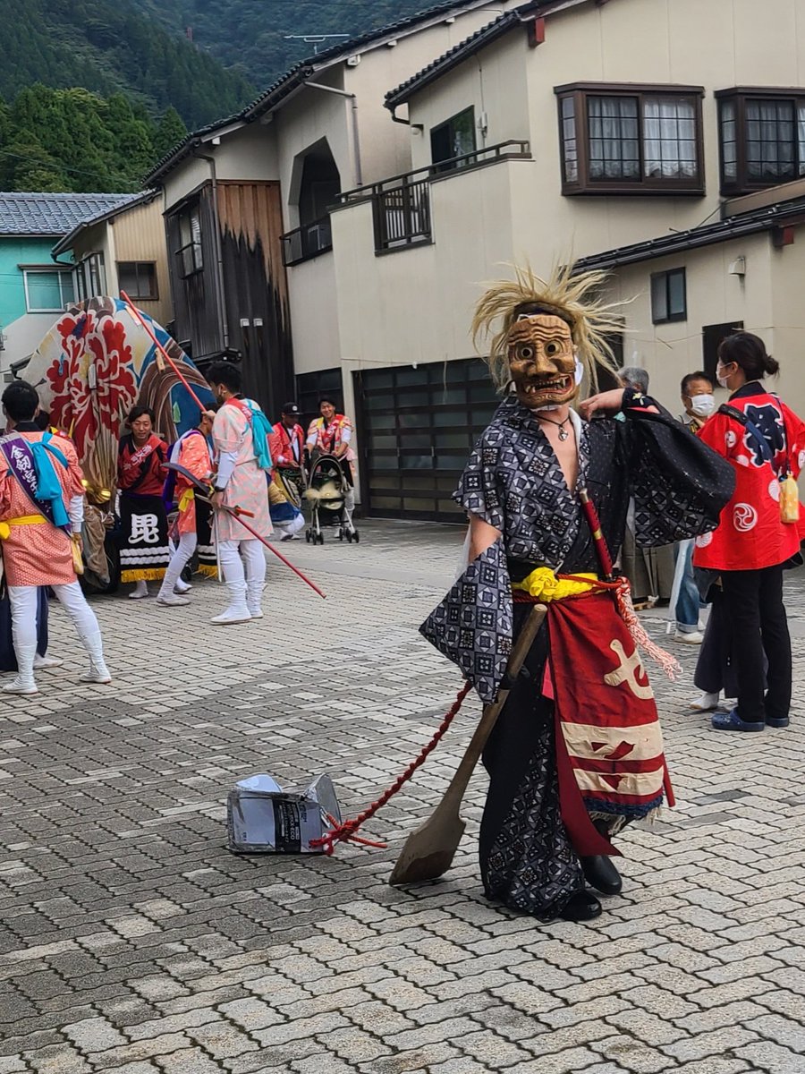 白山市鶴来のほうらい祭り🌙 2日間かけて昼から夜遅くまで町中を