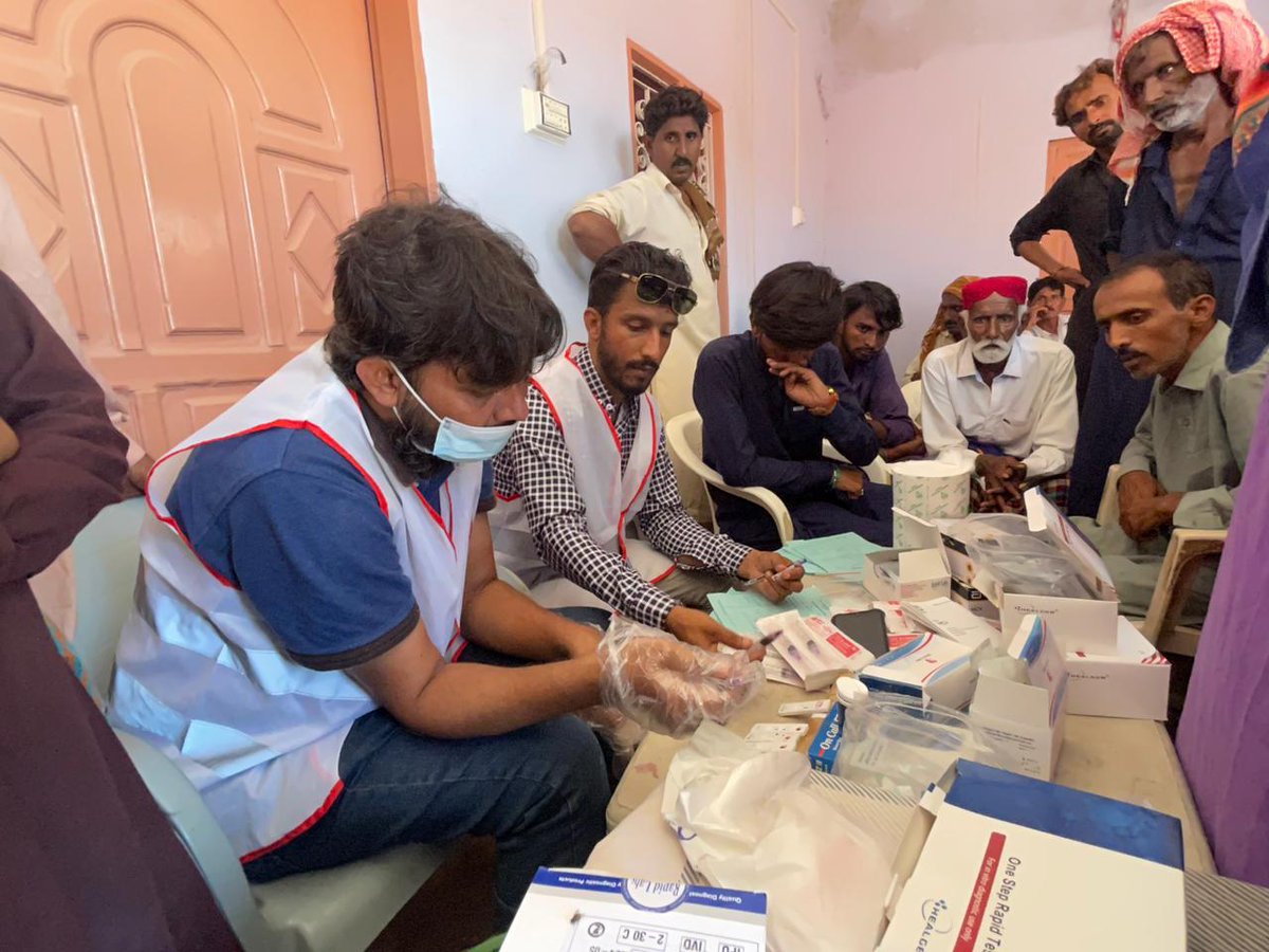 Free Mega Medical and flood Relief camp in the area of Tehsil sehwan sharif,village Talti on 1st October  2022.