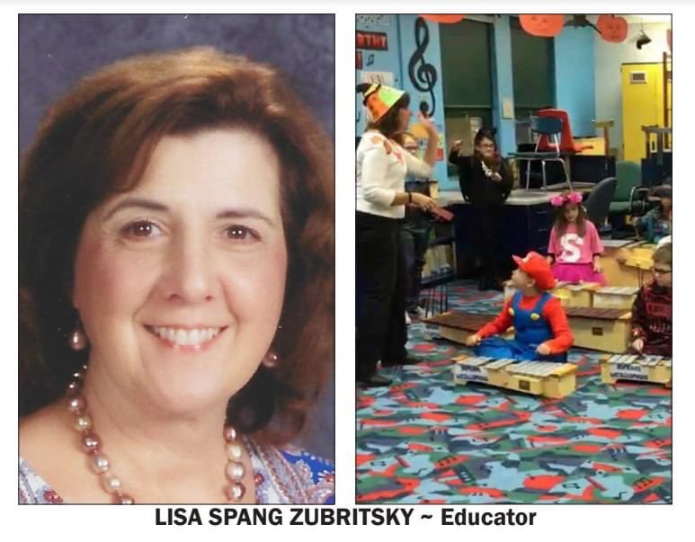 EF Educator Recognition: We are honored to recognize Lisa Spang Zubritsky for providing our district with over 25 amazing years of music education. Lisa has shared her love of music with many students in our district that has left a lasting impression over the years.