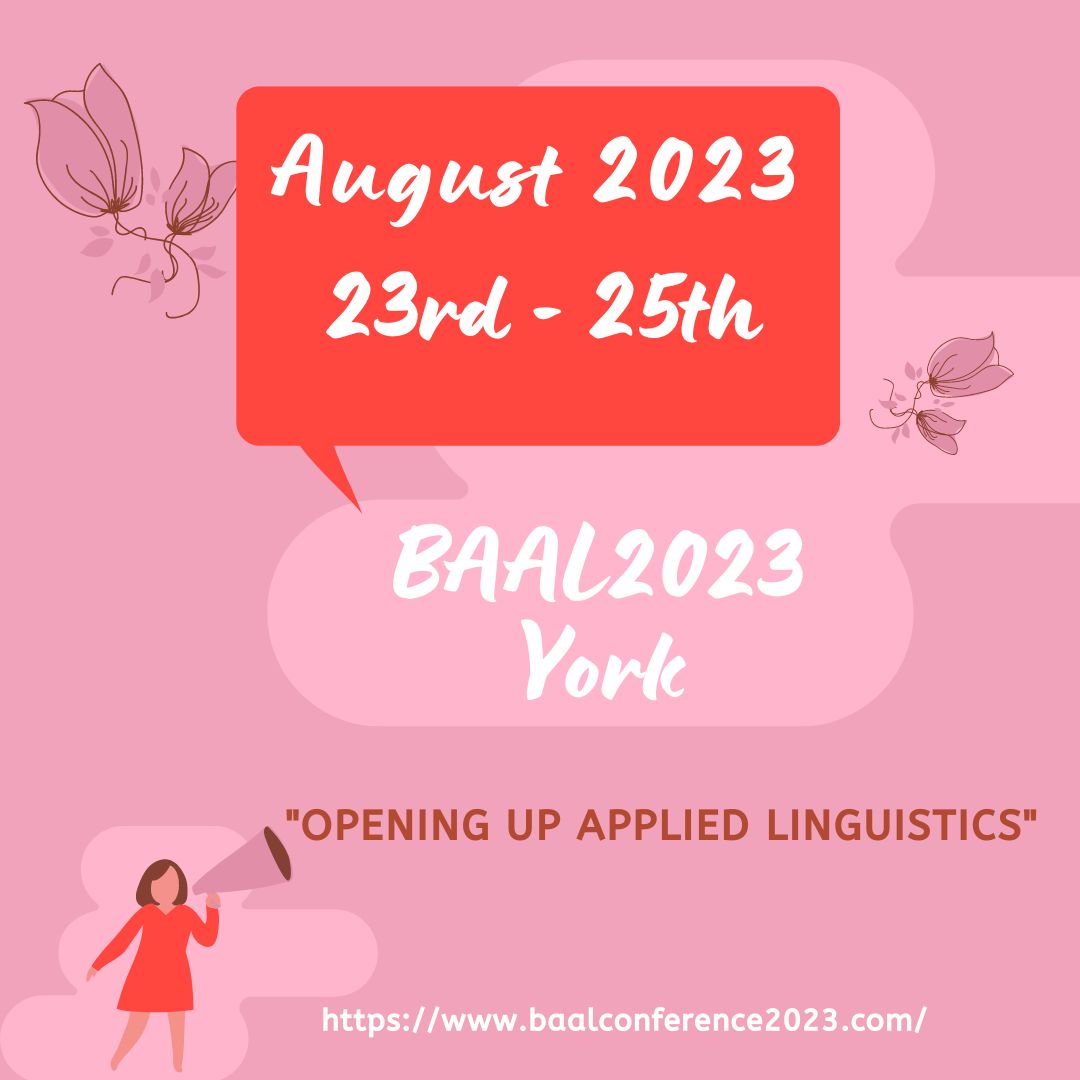 Are you a regular BAAL conference-goer? Have you noticed the change of month for the 56th annual conference #BAAL2023York? Check your diaries and be sure to mark in for AUGUST: Wed. 23rd- Fri.25th, 2023!!