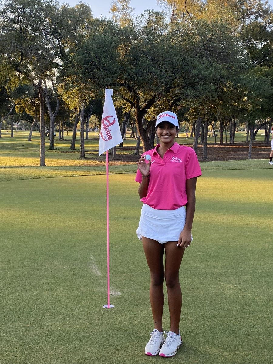 🚨Ace Alert!🚨 Arwen Settipalli made her first Hole-in-one this morning during the 2nd round of the Swing for the Cure!!!!!