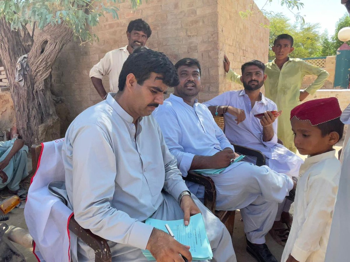 Free Mega Medical and flood Relief camp in the area of Tehsil sehwan sharif,village Talti on 1st October  2022.