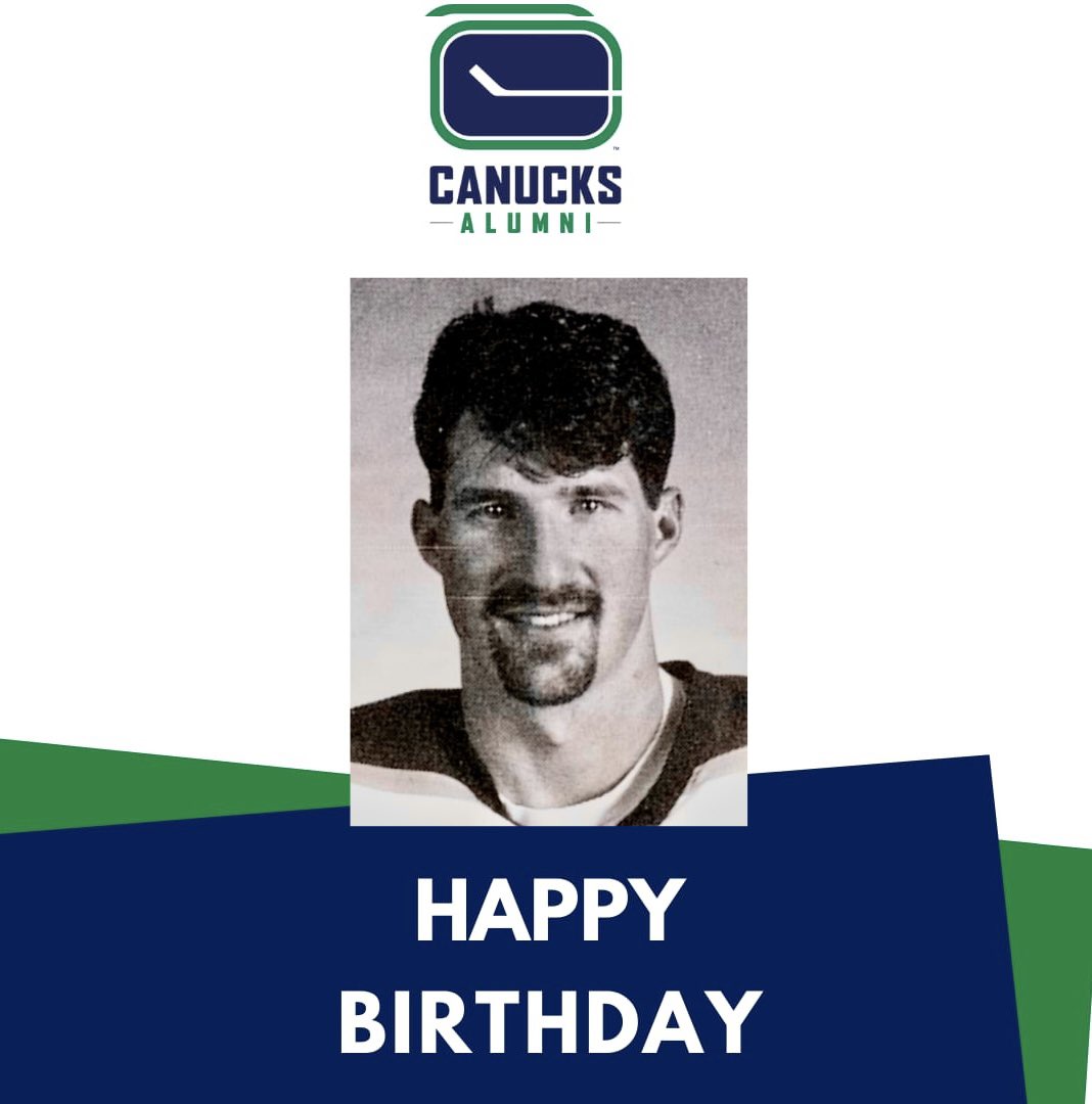 Happy birthday Todd Harkins 🥳
#CanucksAlumni