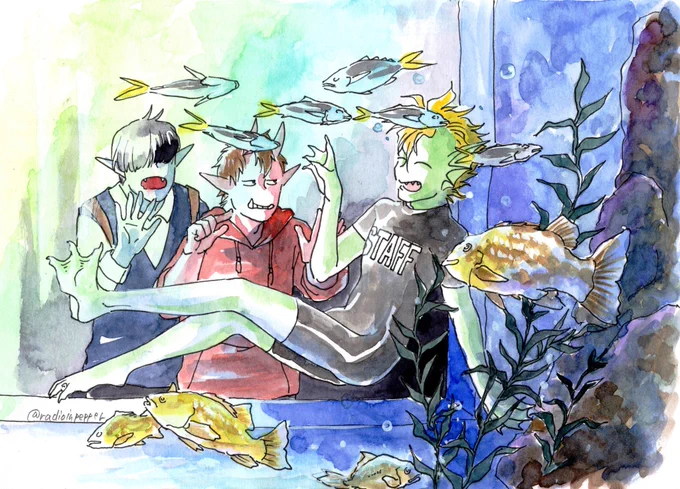 Thank you for following my account. I draw strange illustrations using watercolor, acrylic and Japanese painting materials.I draw cartoons with moving original characters. Sometimes, I organize exhibitions.I am an illustrator by profession. 