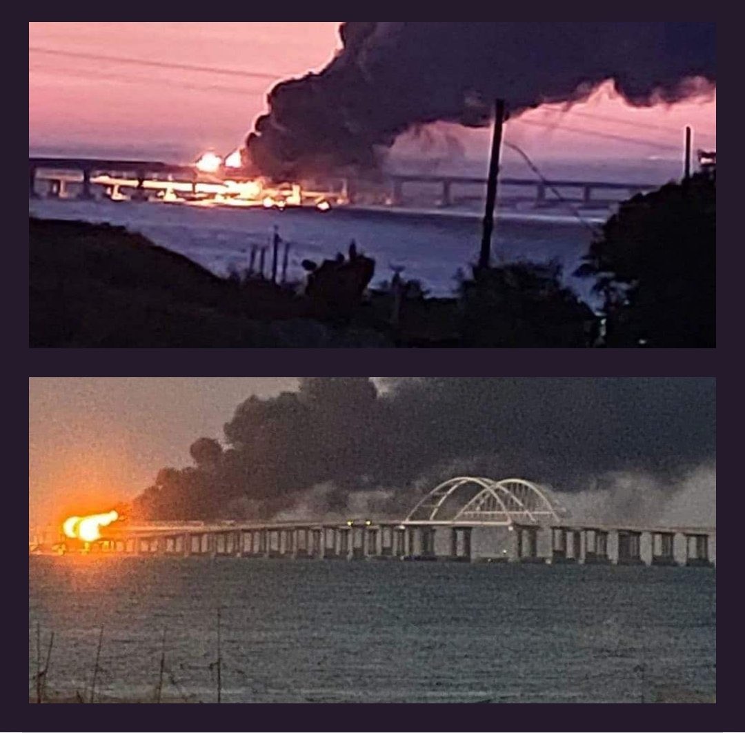 جسرالقرم راح بوتين اين النووي انتظر الشتاء بس لاتستعجل