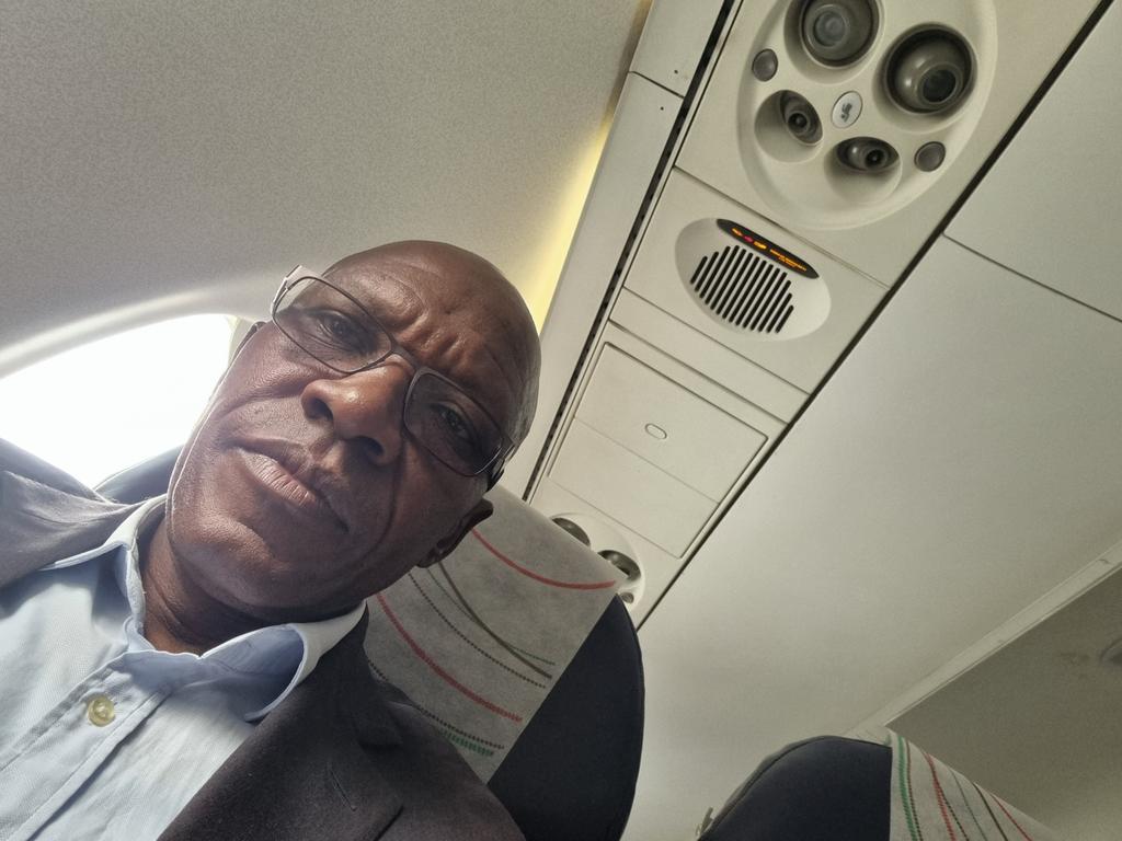 DrBKhalwale's tweet photo. Wonderful flying with KQ from Nairobi to Kigali this afternoon. I thank God the Almighty for the journey mercies https://t.co/ZFM35k8q1p