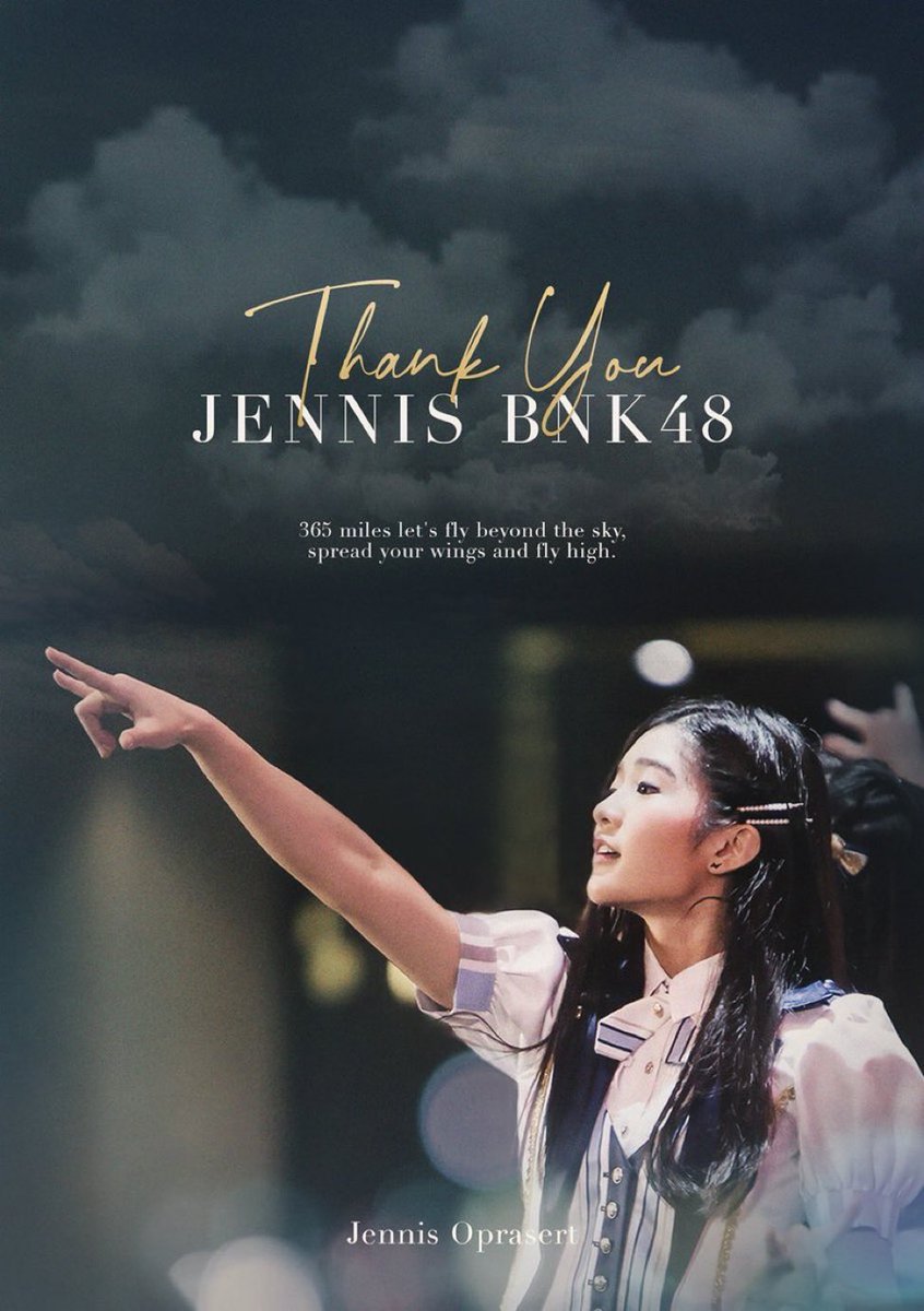 VeTwt's tweet photo. Thank you and Good Luck ✌️
#JennisBDStage #JennisBNK48 #JennisOprasert #ThankyouJennisBNK48 https://t.co/WjNxUFGyMb