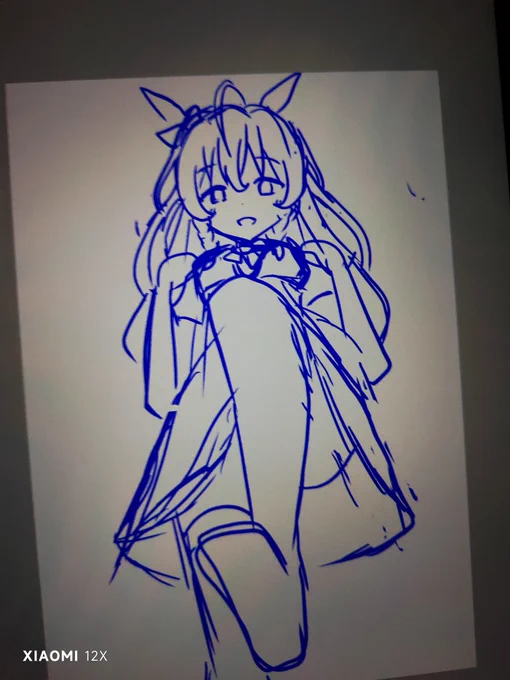 忘れないうちに仮描き難関になりそうな予感 