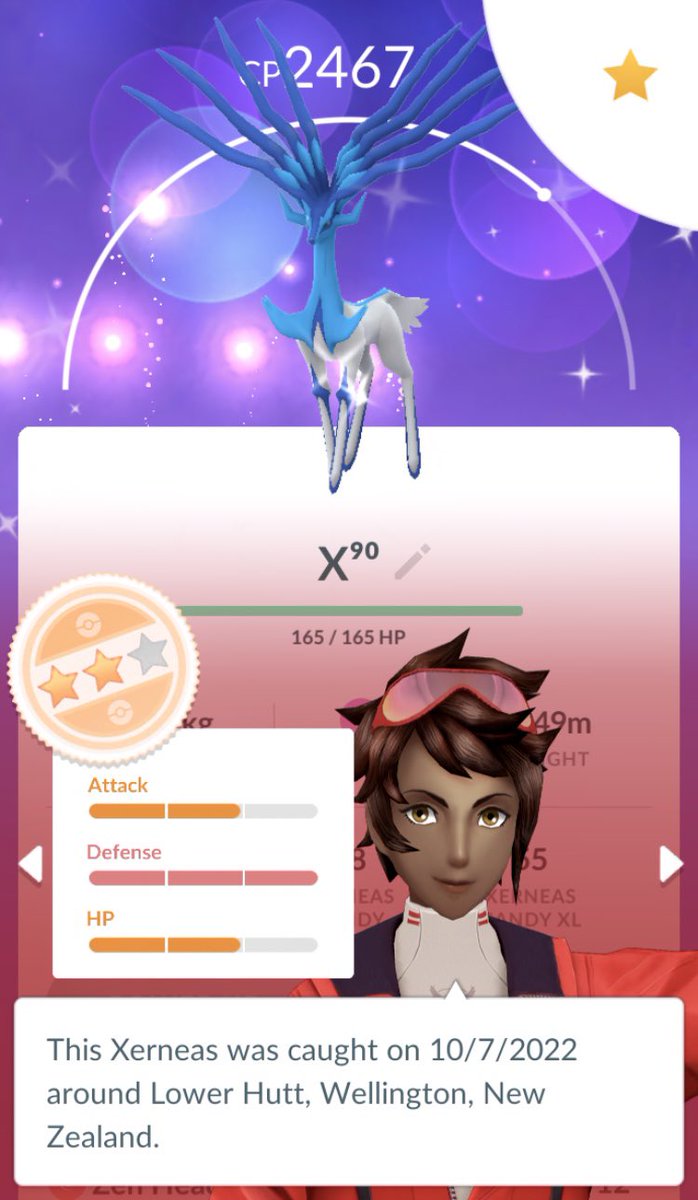 ricciardionline's tweet photo. ✨🙏🌈🦌🙏✨yea ig you can say i had a p good night 🤩 #ultraleagueking #shinycheck #xerneas #pokemongo #pokemongoraids #firstday #shinydebut #whatanicon (one’s a fighter and one’s a lover 😂) https://t.co/WqUB6AJEtt