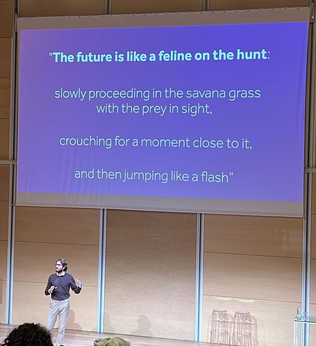 Embrace experimentation and create a better system <a href="/andrea_marec_/">Andrea Marec</a> @reasonedart #intersectionconference #nft