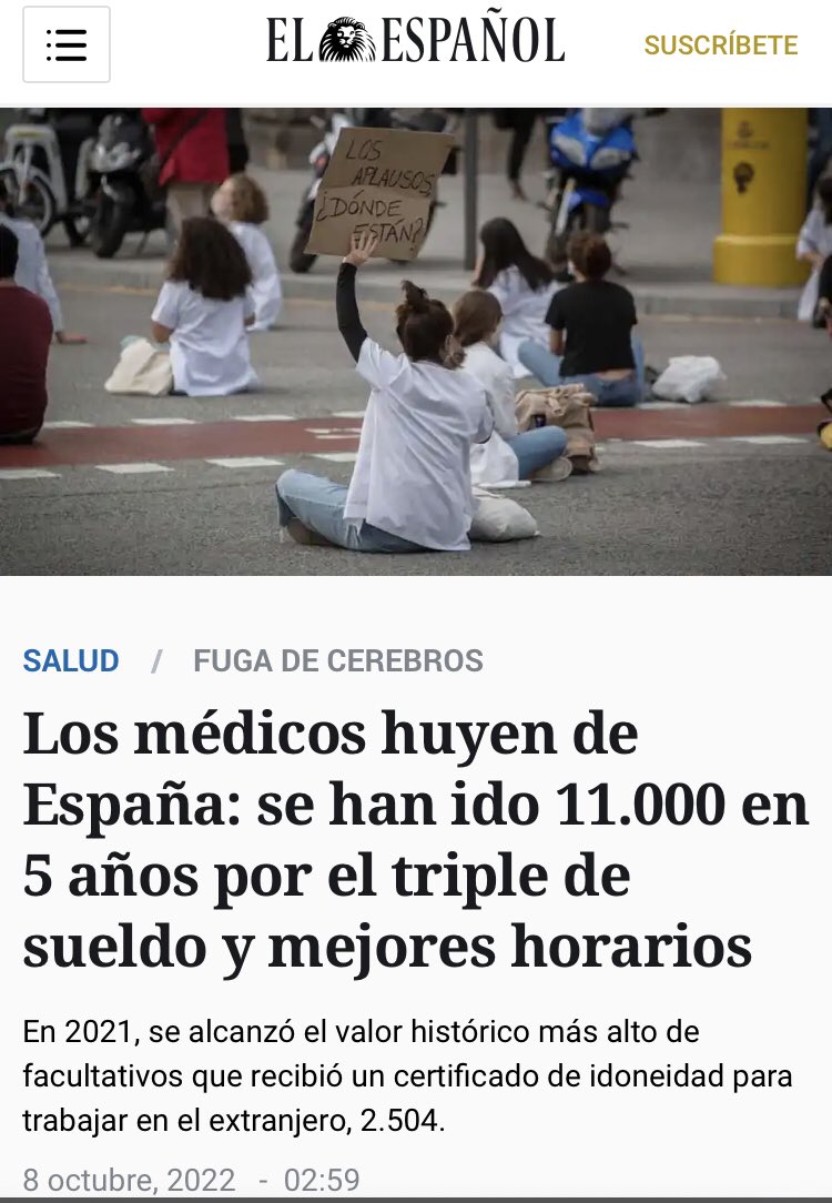 daandina's tweet photo. 👉 Lo que te dicen los políticos: tenemos que abrir más facultades de Medicina porque hacen falta más médicos.

👉 Lo que no te dicen los políticos: https://t.co/bC04DJB2L9