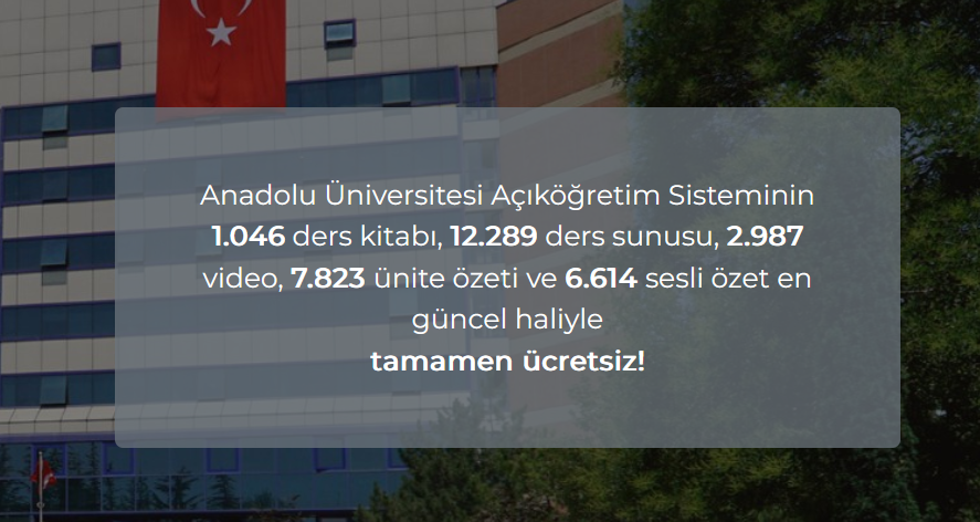AcademikAhlak's tweet photo. Anadolu Üniversitesi binlerce kaynaktan oluşan Dijital Ders Platformu'nu kamuya açık (ücretsiz) hale getirdi. 

Link: https://t.co/8YaMlqKcBD https://t.co/4aPIBZHqm7