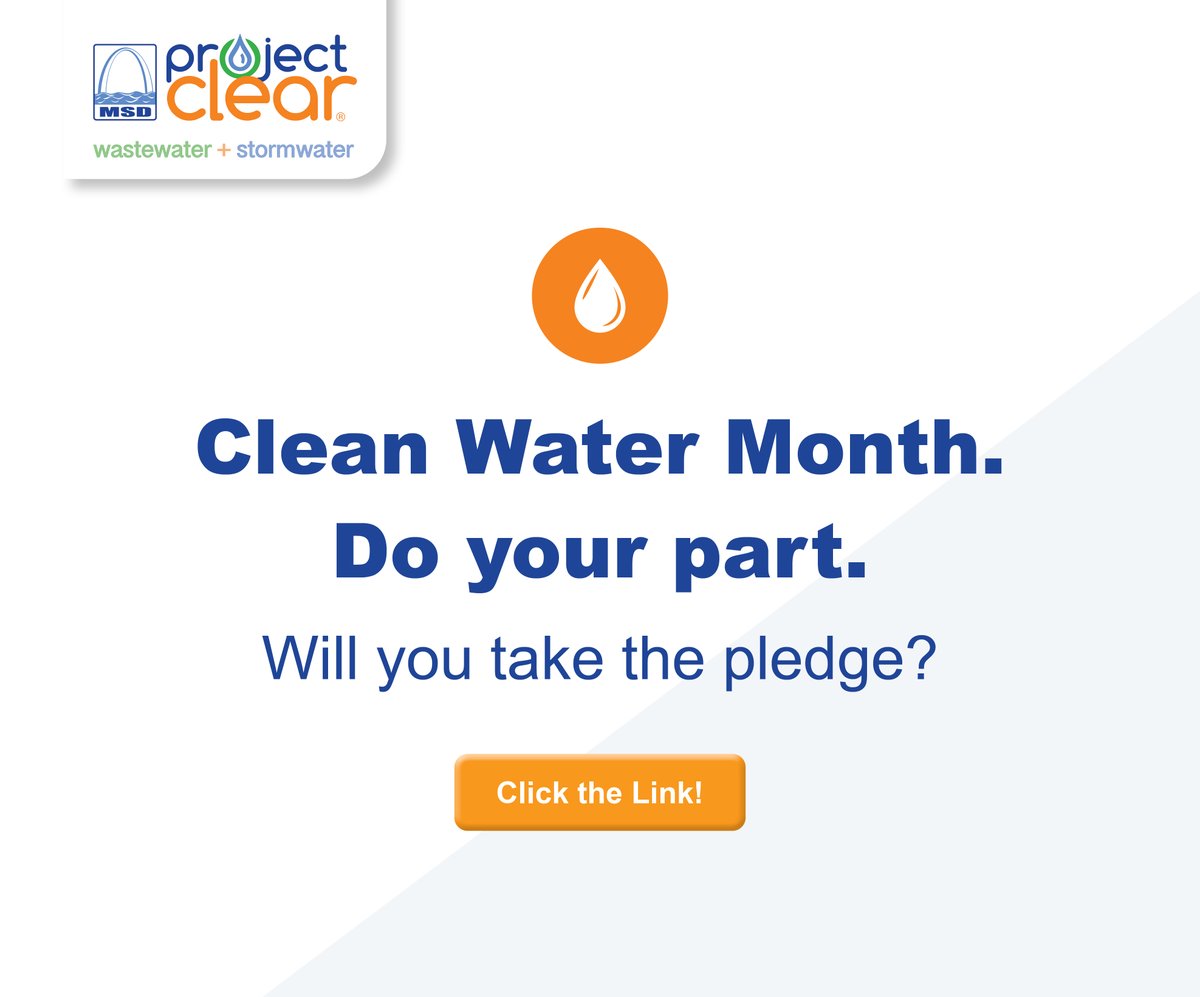MSDProjectClear's tweet photo. The passage of the #CleanWaterAct changed our country for the better. But you can still do your part to help keep our water clean in our region. Take the #CleanWater Pledge during #CleanWaterMonth: https://t.co/ool9ugT8DC https://t.co/Clw767VeI1