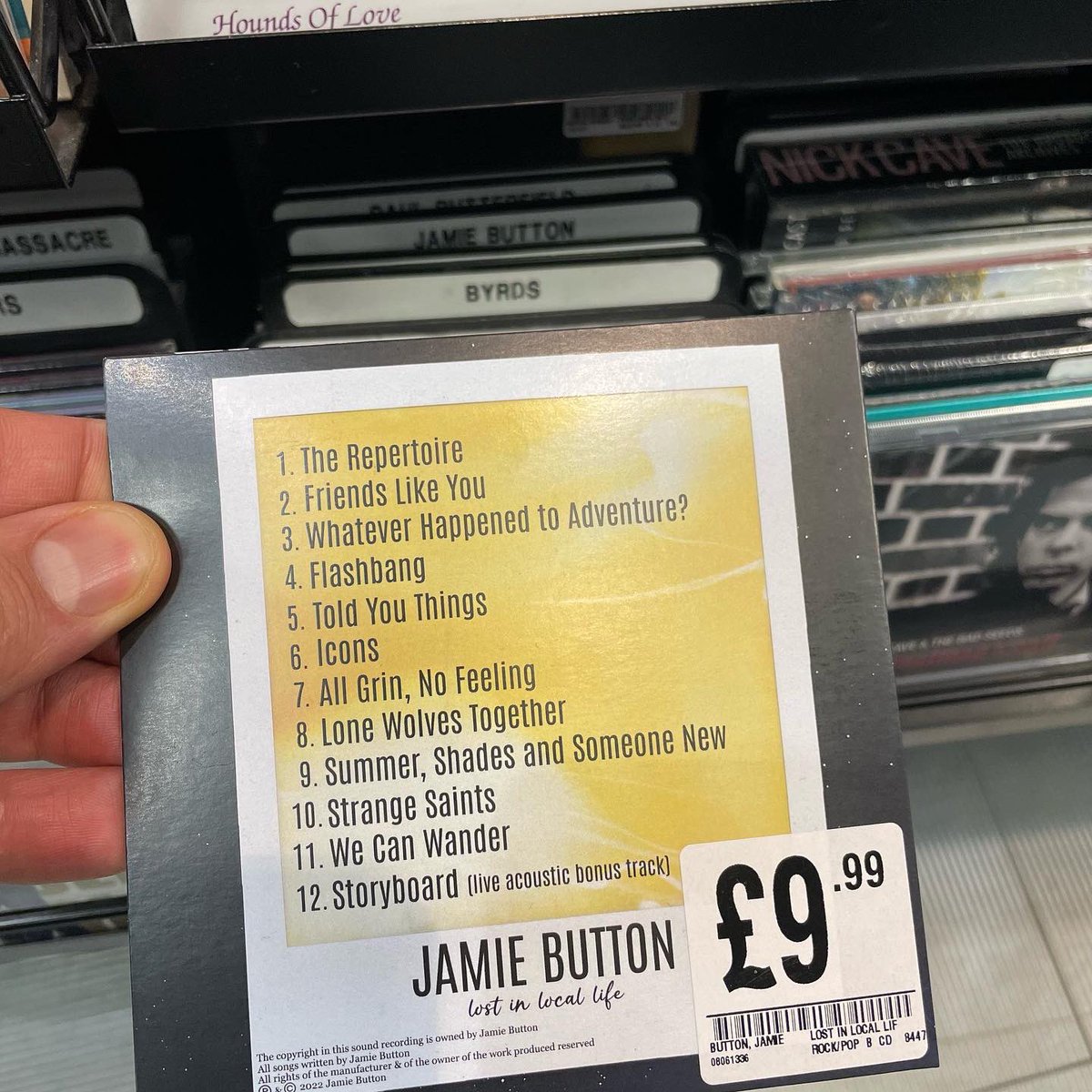 Jamie Button (@jamie__button) on Twitter photo One week today (15th) is the rescheduled Dundee album launch at <a href="/hmvDundee/">hmv Dundee</a>, 3pm. And, look, you can buy the album in-store! I’ll be performing album tracks in-store on acoustic guitar accompanied the the dashing and debonair Gordon Burn on bass. Free show, hope to see you there! One week today (15th) is the rescheduled Dundee album launch at <a href="/hmvDundee/">hmv Dundee</a>, 3pm. And, look, you can buy the album in-store! I’ll be performing album tracks in-store on acoustic guitar accompanied the the dashing and debonair Gordon Burn on bass. Free show, hope to see you there!