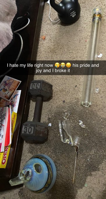 Today sucks. I’m just so sad. It’s not even mine and I don’t have $250 to replace it ??? #oops #sad #sadgirl