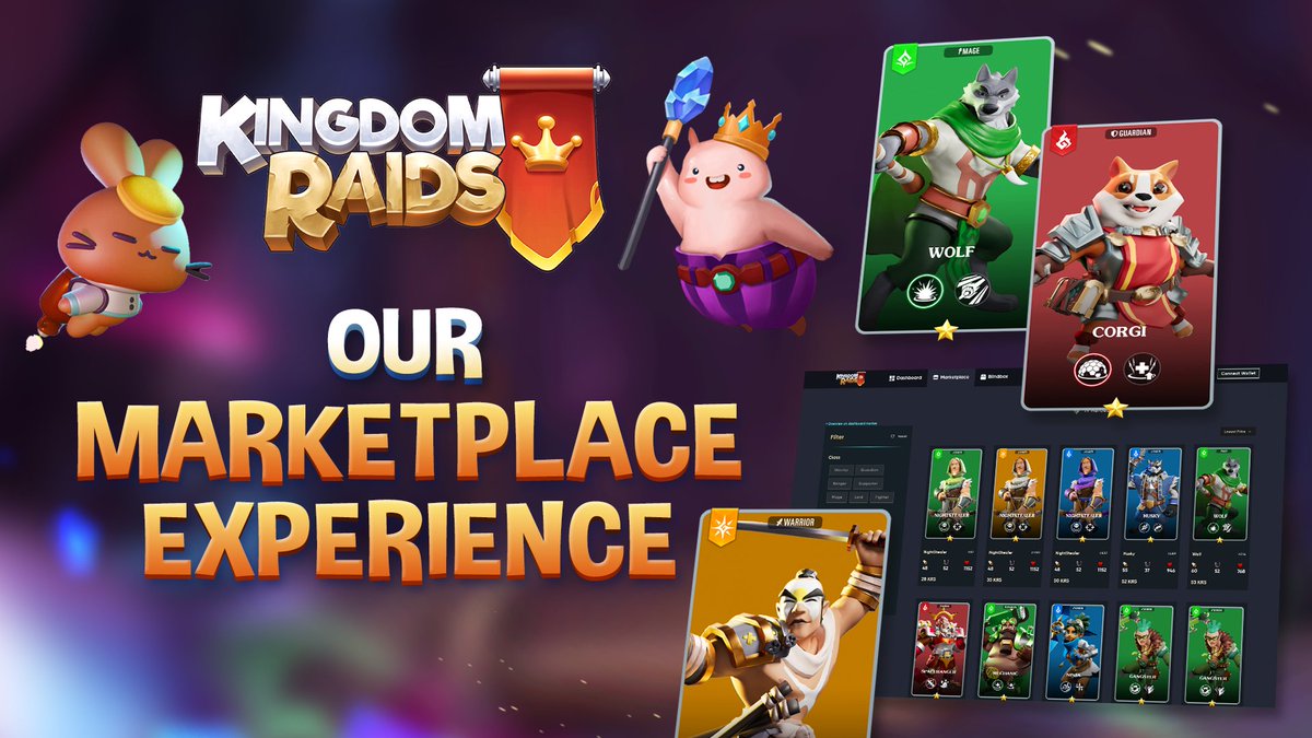 KingdomRaids's tweet photo. 🥞 Introducing 7-day Week of KingdomRaids with $4,500 in Rewards 🥞

Day 3️⃣: Our marketplace experience 🎉

✅ Like &amp; Comment 1 item in the marketplace that you like the most + tag 3 friends.

✅ Retweet post with hashtag #KingdomRaids #Pancake #IFO

🎁 5 lucky winners, $50/each! https://t.co/vmjhkV72NC