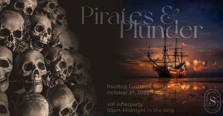 LookingGlassKC's tweet photo. Be ye wench or pirate, captain or crew, join us for a night of revelry as your ship comes in. Downtown KC Rooftop party.  Live performance from Into The Gray. VIP Tickets include:  Valet parking, reserved seating options, and an after party from 10-12 with Fernando Productions https://t.co/P8UmEeSWDe