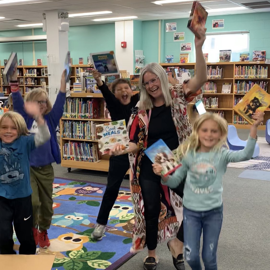 When books from your 💲1️⃣0️⃣,0️⃣0️⃣0️⃣ donation order begin trickling in!!🎉📚🎊 We are soo excited Kessler family!!! <a href="/CBElementary/">CB Elementary School</a> <a href="/NHCSMediaCoords/">NHCS Media Coordinators</a>