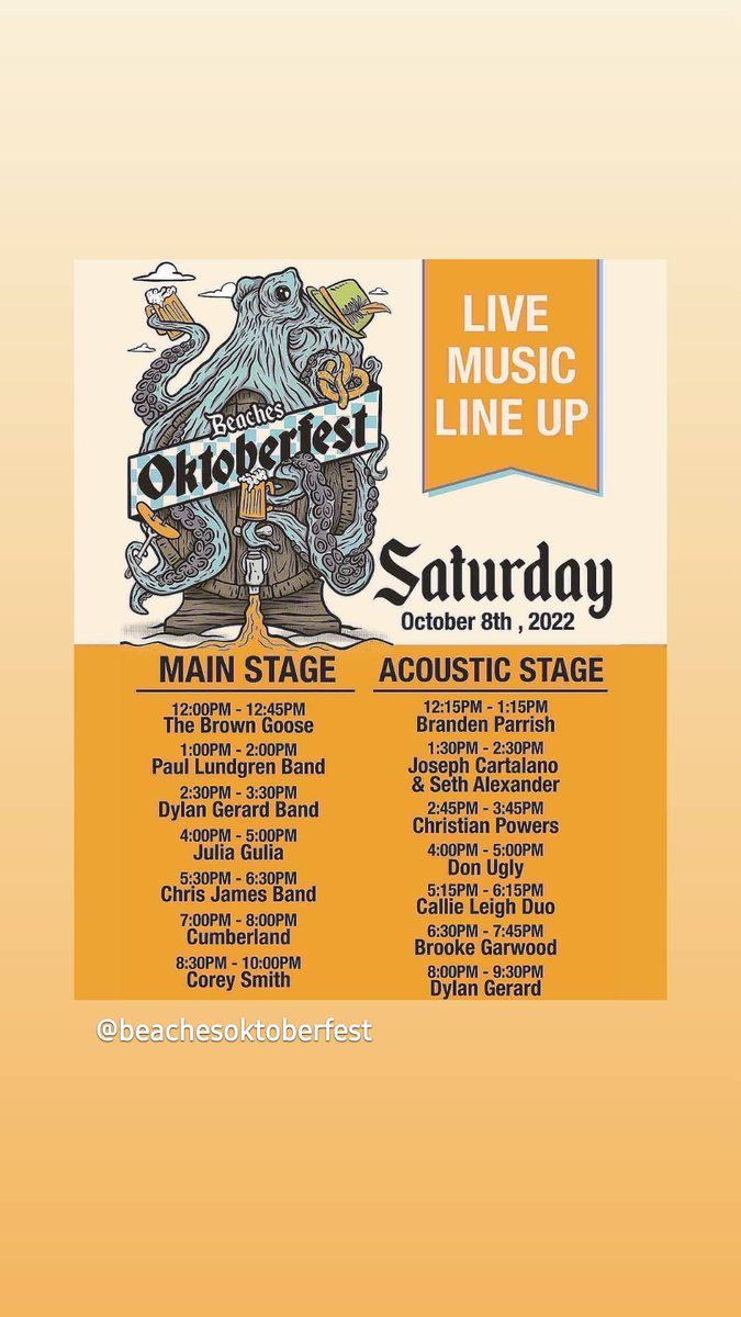 JaxBeachesNews's tweet photo. The Beaches Octoberfest has stepped it up a notch for Jacksonville Beach entertainment, Corey Smith is the headliner tonight!  #music #beachesoctoberfest #Livemusic #coreysmith #jaxbeach #downtownjacksonvillebeach #festival https://t.co/I2m3s5pVPM