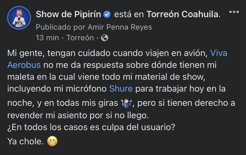 OficialPipirin's tweet photo. @VivaAerobus https://t.co/rJEUCTQRRY