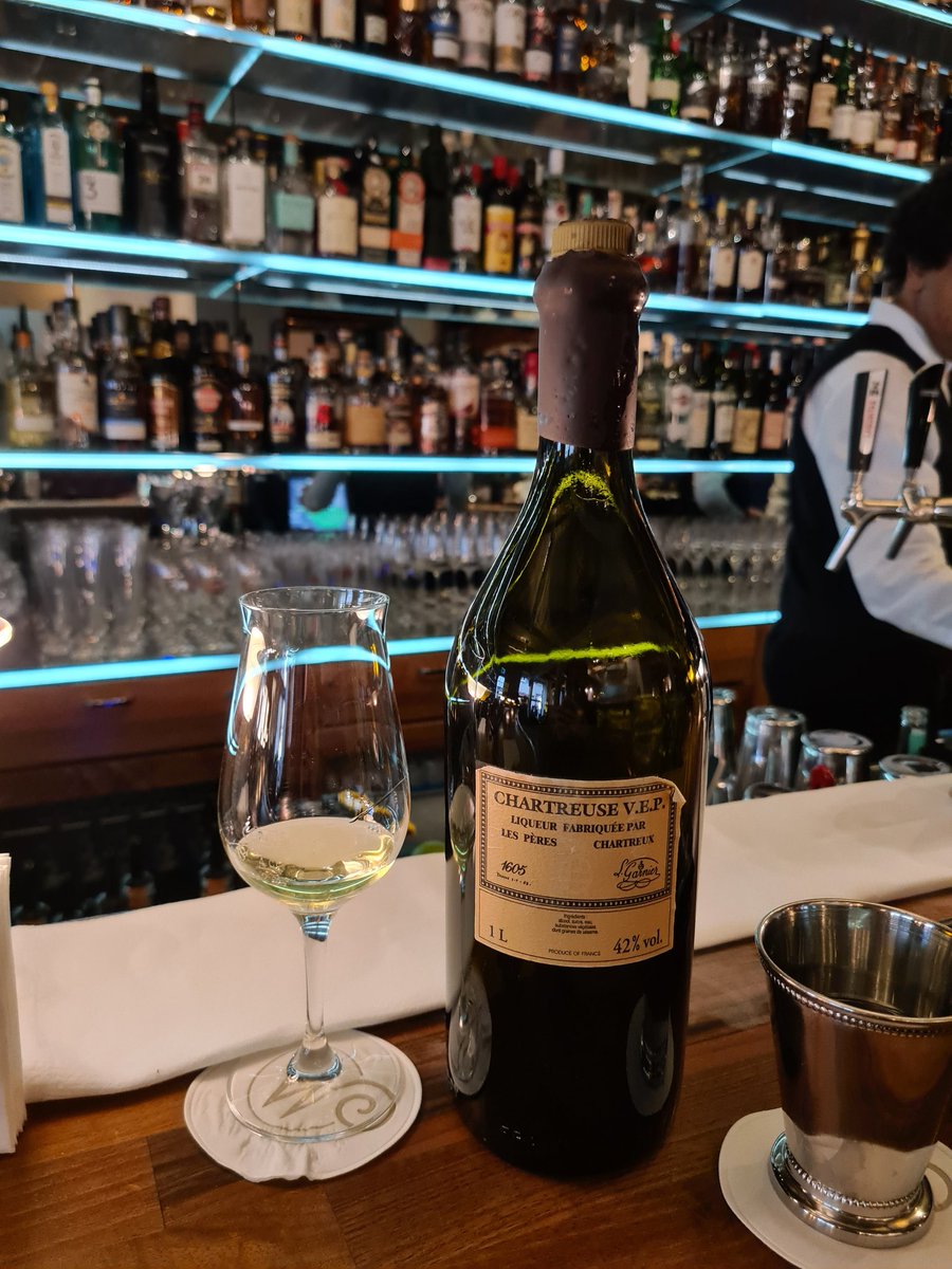 cornchz's tweet photo. You need a glass of Chartreuse. Believe me. https://t.co/nyyJIxA3tu