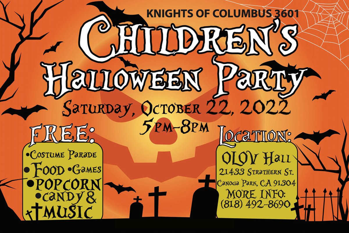 sunday_bingo's tweet photo. Free Halloween Event at OLOV Hall Saturday, October 22, 2022 5pm. https://t.co/Rjv5F9cFnS https://t.co/kAB09Zi9oO