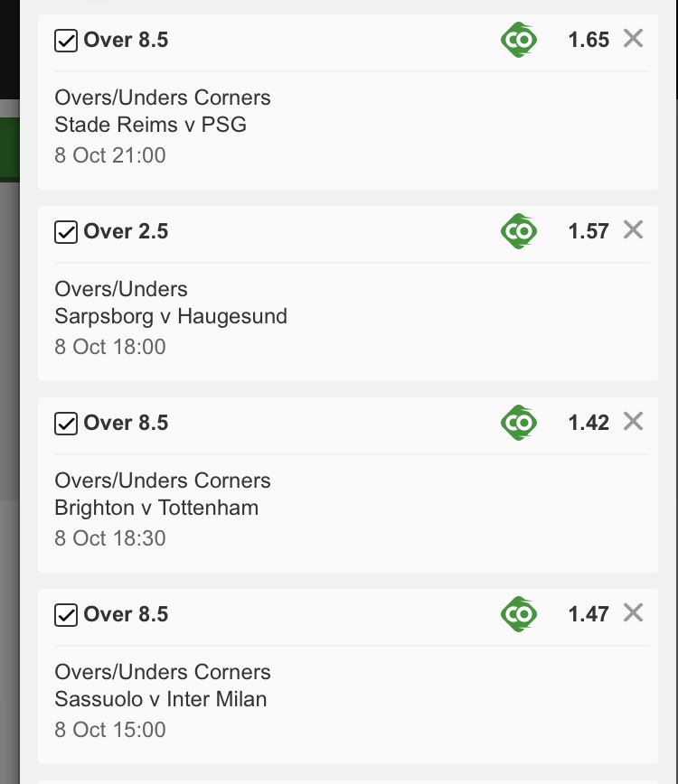 Berg_Muzo's tweet photo. โ
โ
Bwangu tachelwa๐๐
Time: 16:30HRS๐ค๐พ
Odds: 72
10 Selections and kindly edit where not comfortable/Split in subs or what you feel is a possible win.โ
Booking Code: U1ED65561
Link: https://t.co/skWUNtcYdg
๐๐ฟ good luck ๐
#PunterNation https://t.co/xO6LdfG9JJ
