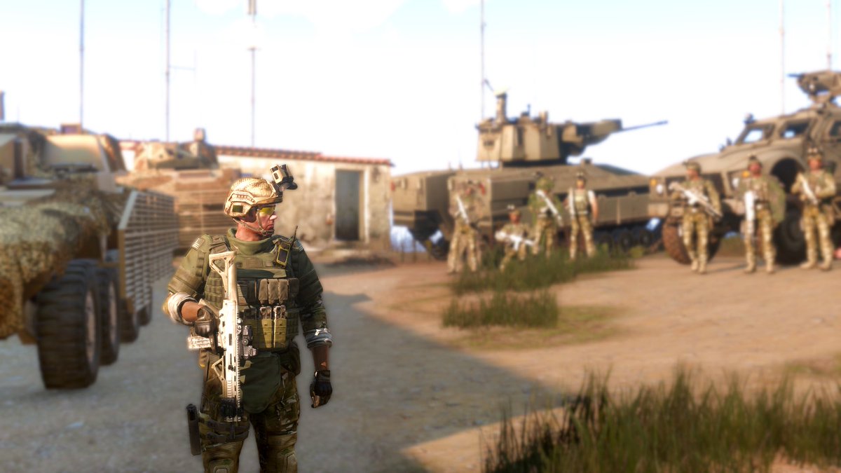 ArmaPlatform's tweet photo. #Arma3 #CommunitySpotlight #108!💡

NATO mechanized forces await orders at a staging area during the Altis Incident in this excellent screenshot by Log!

📸 @Log_twt_, Twitter https://t.co/ka7TfrAMSz