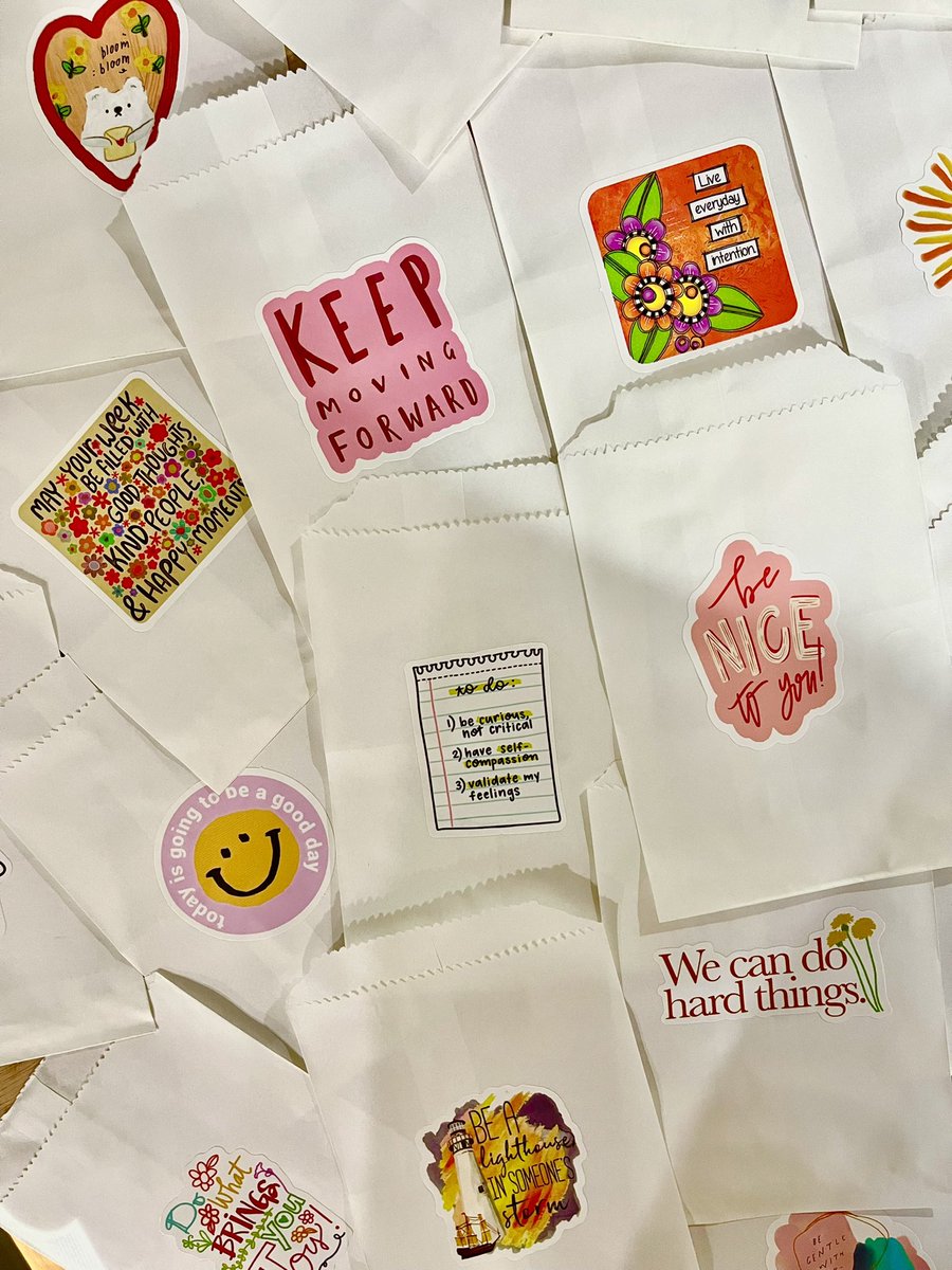 Positive affirmation stickers for some pretty special teachers - we’ve got a fun treat planned for our favorite educators, hoping these bring some smiles, courage and confidence 💪🏼 💗