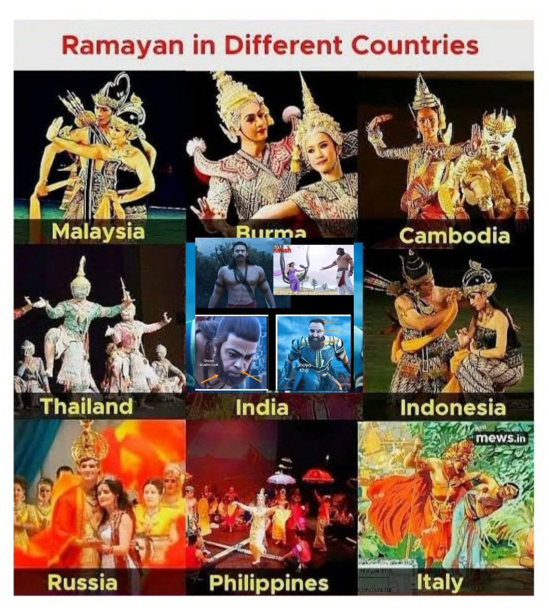 RahulNaikk's tweet photo. Waah re BullyDawood
Worst Representation of Charectors
They are Destroying Glory of our Ancestors &amp; History 
#Boycott_Adipurush https://t.co/p1hlAGjSVH
