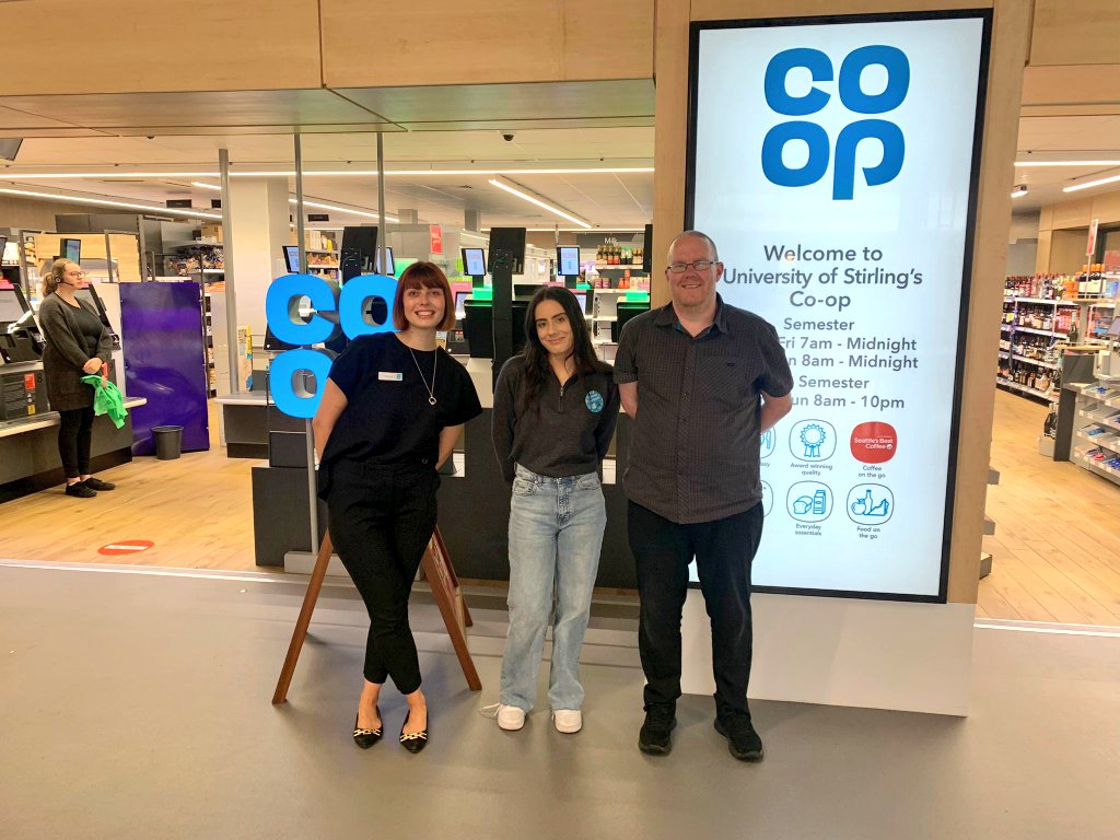 HollyParkerCoop's tweet photo. Had a lovely time at the
🌱 SUSTAINABILITY LIVE 🌱 yesterday
It was a great success , thank you to the students and staff at my store @StirUni, SM Gene &amp; the amazing @CharlieMcarthur, @HoneymanVee &amp; @A1dan_C who I finally met in person 🤗
@anthjhall #ITSWHATWEDO @WasifJnr https://t.co/0EHB3kOho2