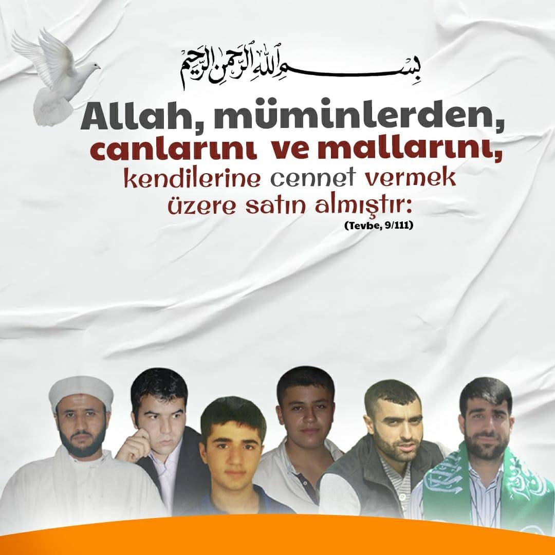 Allah şehitlere bir de şahitler bırakır. Nasıl ki Hz. Hüseyin'in şahidi, Hz. Zeynep ise Şehid #YasinBörü'nün ve aziz şahitlerimizin de şahidi Hür Gençlik'tir.

Onun davasını kendimize miras bilip bu uğurda gerekirse canımızdan geçeceğimize şehitlerin manevi huzurunda ahdediyoruz.