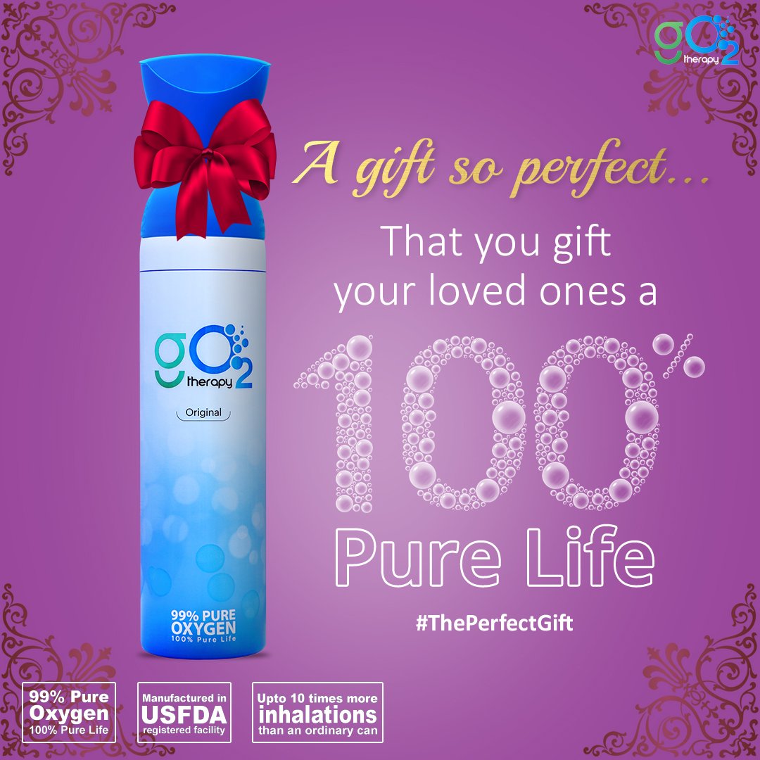 go2therapy's tweet photo. Revealing our #perfect #gifts! Making your #gift buying prep easy and so perrrrfect!!! 
with 100% #pure #life and 99% #pureoxygen

#go2therapy #loved #ThePerfectGift #perfectgift #yourgift #oxygen #bestgift #giftforfamily #giftideas #giftforall #fastival  #giftforlove #giftslover https://t.co/AvTAyGXaBh