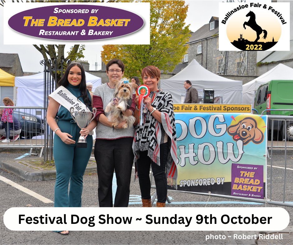 Full Steam ahead for Sunday, The festival dog show, Kids arts &amp; crafts, Motorbike stunt show. kids tractor racing, entertainment on the festival soundstage and the food &amp; craft market are all going ahead as planned tomorrow . Bring your umbrella 
#ballinalsoefair #ballinasloe