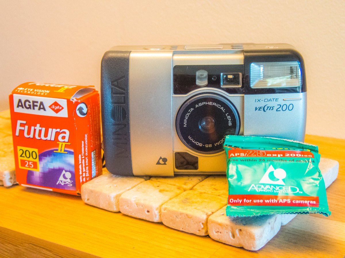 Excited to share the latest addition to my #etsy shop: Minolta Vectis 200 APS film camera. Tested and complete with 2 APS films (expired) and instruction manual etsy.me/3yri9xO #silver #minoltavectis #pointshoot #apscamera #fullyautomatic #compactfilmcamera