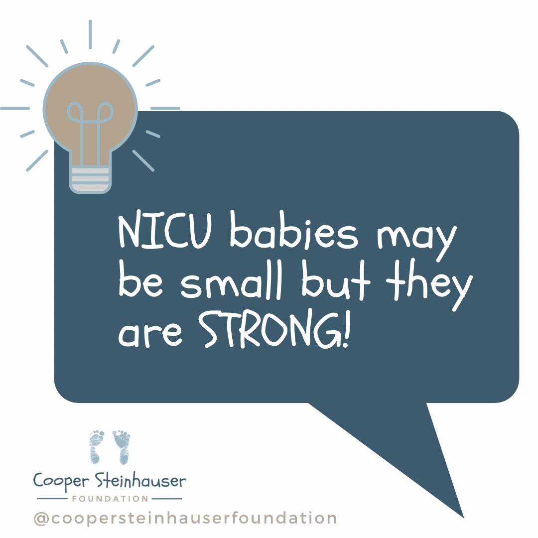 Small but mighty…NICU babies are warriors!  #nicuawareness #nicu #nicusupport #nicustrong #coopersteinhauserfoundation