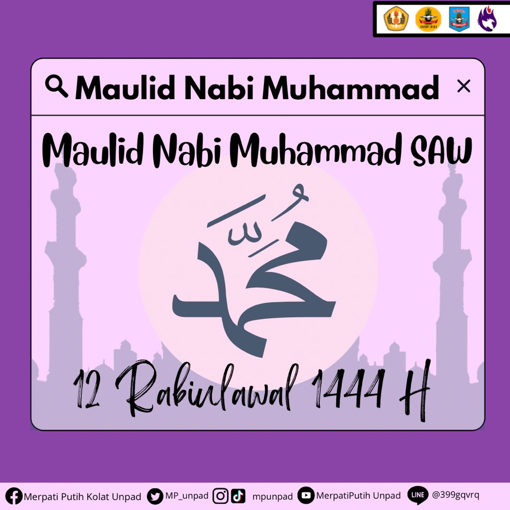 Selamat memperingati Maulid Nabi Muhammad SAW, 12 Rabiulawal 1444 H!

Mari kita rayakan kelahiran Nabi Muhammad dengan memperbanyak ibadah dan Sholawat.