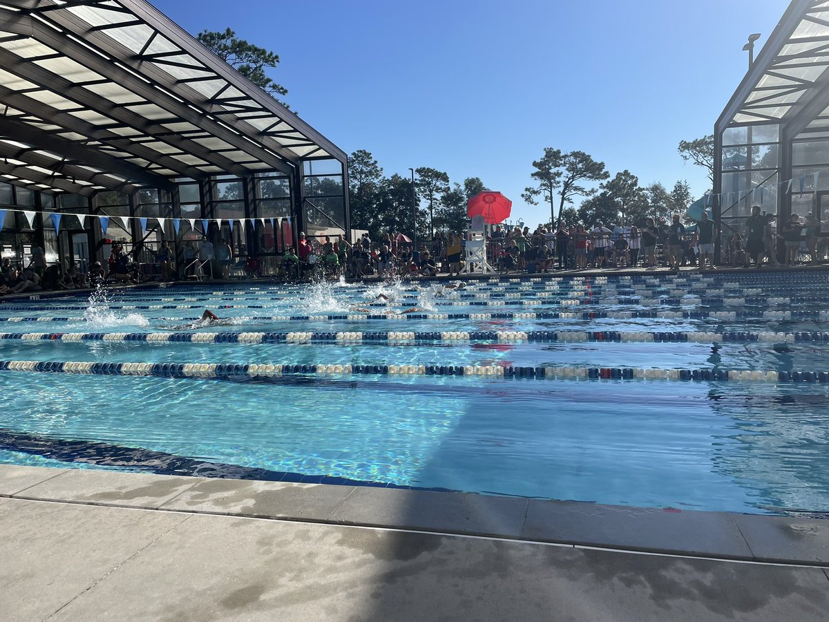 Beautiful day for a GC8 swim meet. Thank you NJROTC for presenting the colors and to Rebecca Stewart (swimmer) for singing the National Anthem.