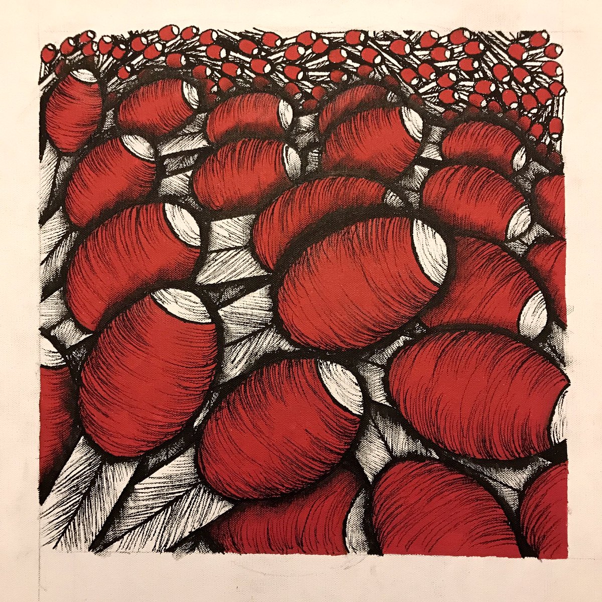 Ahhhh Matchsticks No. 22. 14x14 inches. Acrylic paint pen on canvas.

For more visit walkoffhot.com

#matchstickart #matches #patterns #denverart #denverartist #denver #drawingoftheday #draweveryday #painting #abstractart